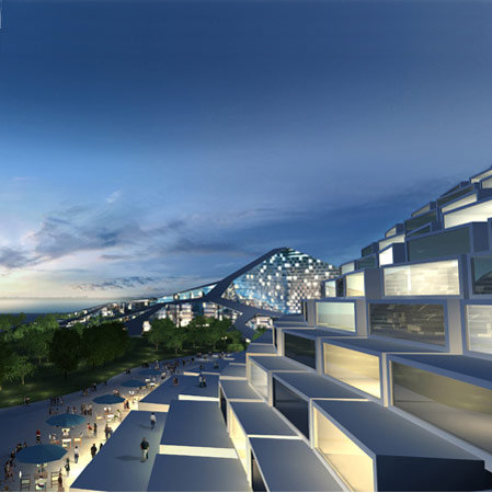 Zira Island masterplan by BIG