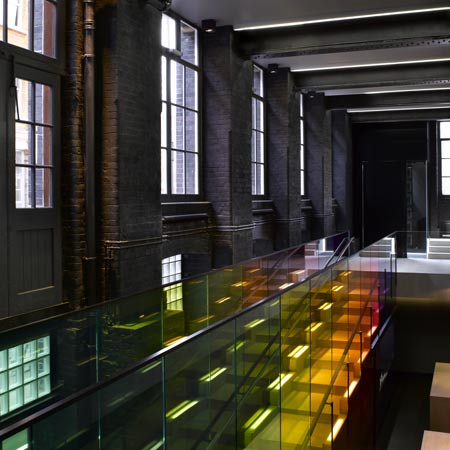 Kvadrat showroom by Peter Saville and David Adjaye