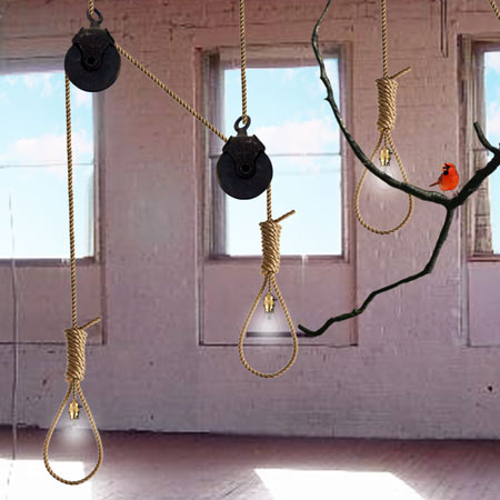 Noose light by Ana-Maria Pasescu Stewart