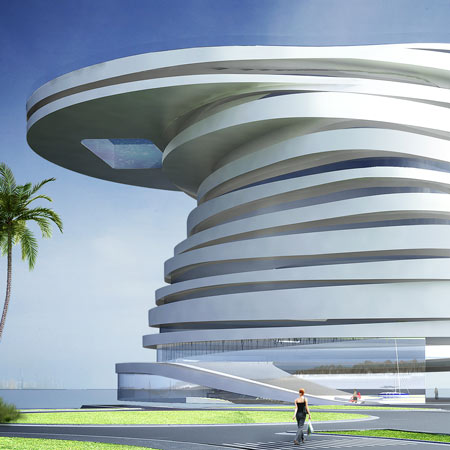 Helix Hotel by Leeser Architecture