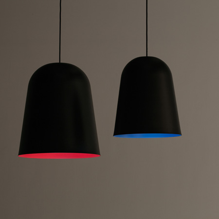Plain Lighting and Rock Vase by Jin Kuramoto