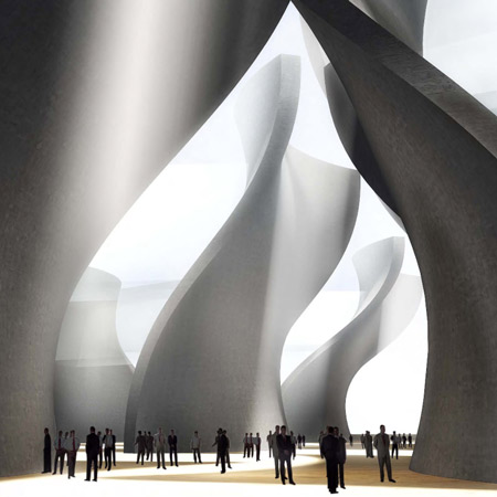 Qatar Petroleum grounds by Martha Schwartz Partners