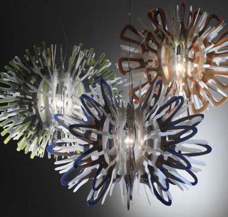 Creatures, Corona and Pacis by Nigel Coates for Slamp