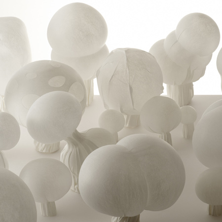 Blown Fabric by Nendo