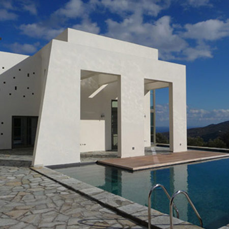 House in Andros by KLab architects