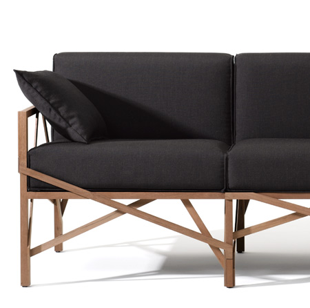 Allumette sofa by Röthlisberger