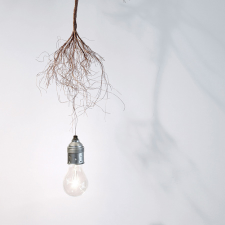Vanitas lamp by Charlotte Dumoncel d’Argence