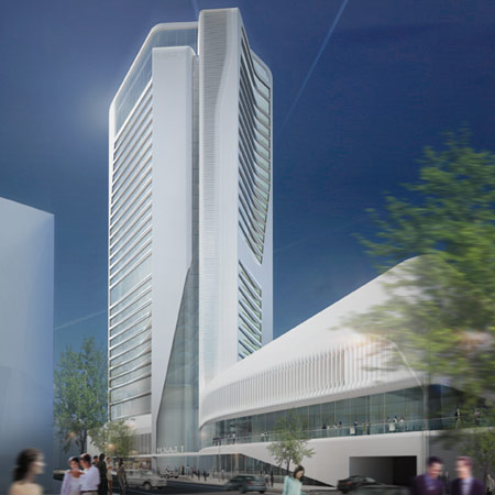 Grand Hyatt tower by UNStudio