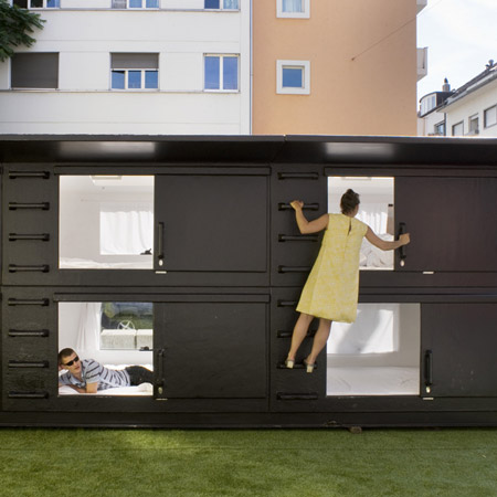 Mini Capsule Hotel by Atelier Van Lieshout