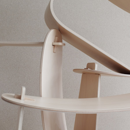 Harry stool by Massproductions