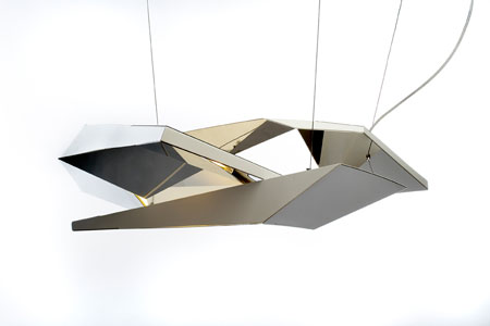 Polygon Crash lamp by Flip Sellin