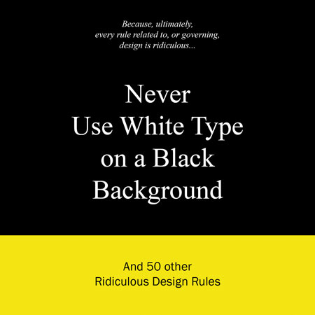 Competition: five copies of RidiculousDesign Rules to be won