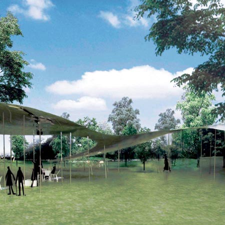 Serpentine Gallery Pavilion by SANAA (more images)