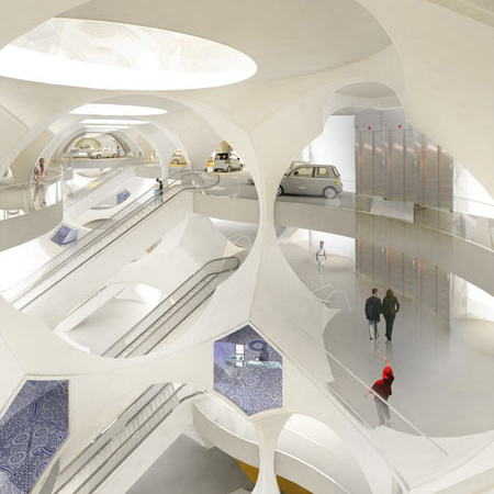 Automotive Showroom and Leisure Centre by Manuelle Gautrand Architecture