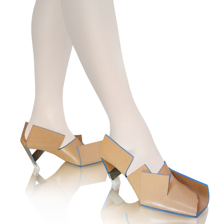 Beigefoldedshoe by Marloes ten Bhömer
