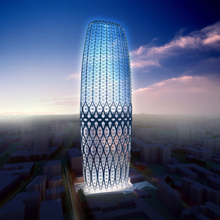 Dorobanti Tower by Zaha Hadid Architects
