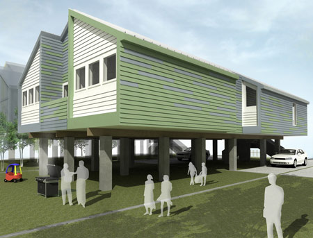 Atelier Hitoshi Abe duplex home to be built in New Orleans for actor Brad Pitt's charity Make it Right