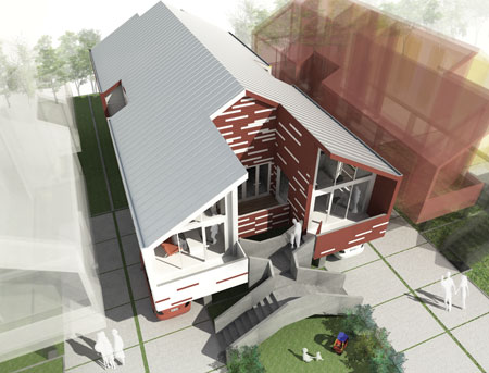 Atelier Hitoshi Abe duplex home to be built in New Orleans for actor Brad Pitt's charity Make it Right