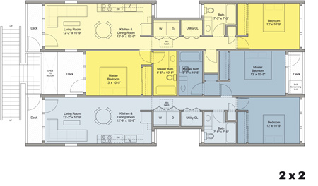 Atelier Hitoshi Abe duplex home to be built in New Orleans for actor Brad Pitt's charity Make it Right