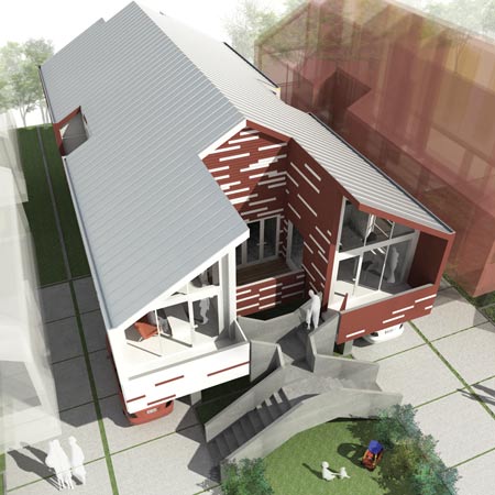 Atelier Hitoshi Abe duplex home to be built in New Orleans for actor Brad Pitt's charity Make it Right
