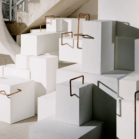 Sneaker department at Dover Street Market by Studio Toogood