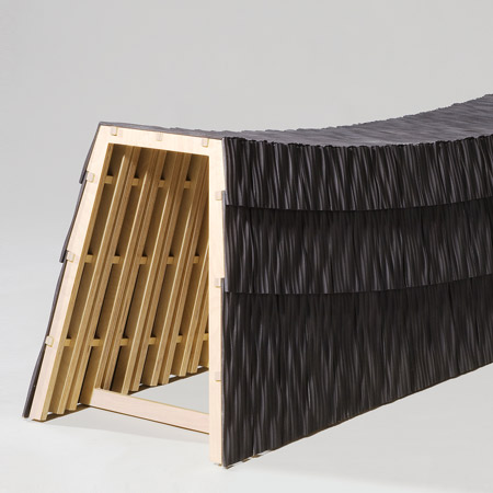 Kiwa bench by Hyung Suk Cho