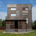 Wood Patchwork House by Peter Kostelov