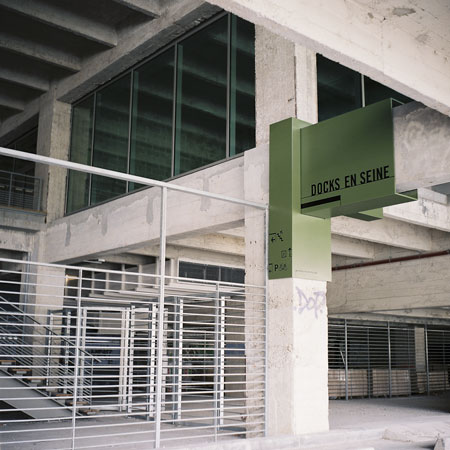 Docks en Seine Signage by Nicolas Vrignaud