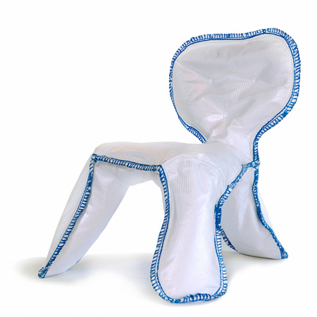 Seam Chair and Bench by Chris Kabel