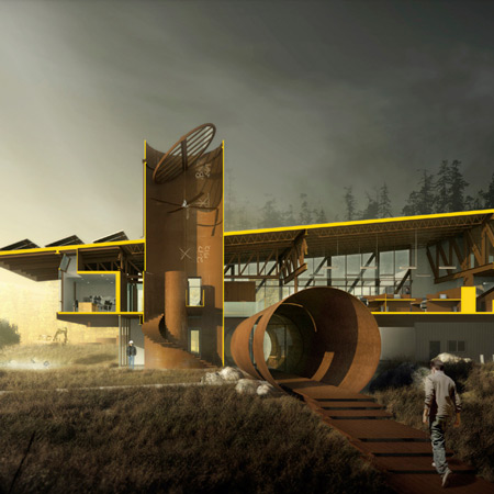 T Bailey Office by Tom Kundig