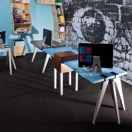 Clamp Desk by Paul Coudamy & Benoit Coulondres