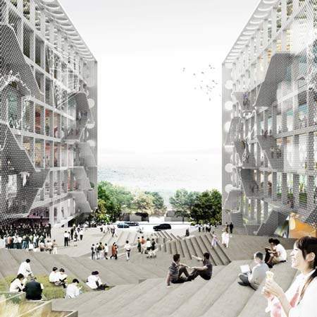 Chu Hai College Campus by OMA