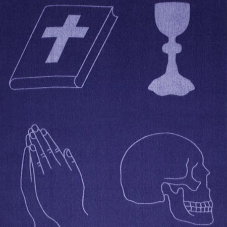 Cashmere blanket by Damien Hirst