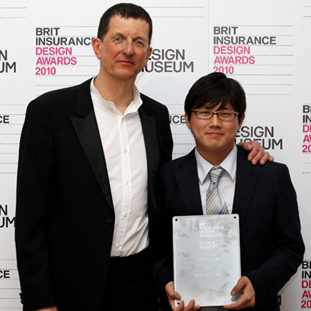 Min-Kyu Choi wins Brit Insurance Design of the Year Award 2010