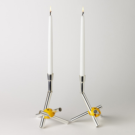 Silver Candlesticks by David Taylor