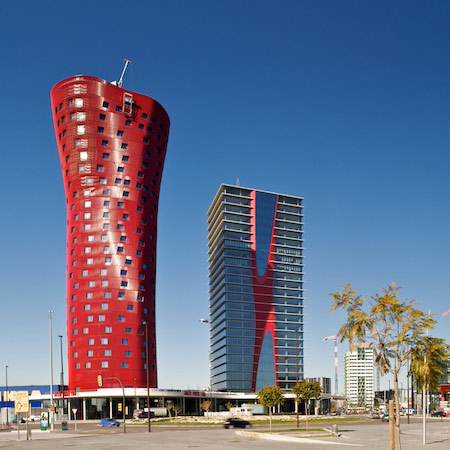 Porta Fira Towers by Toyo Ito and b720 Arquitectos