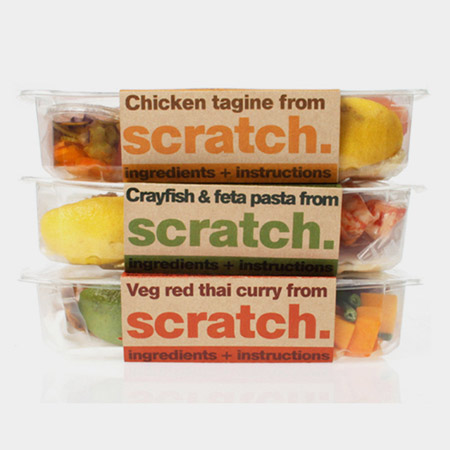 Meals from Scratch packaging by Jeremy Innes-Hopkins