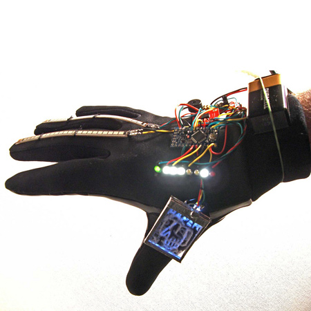 The Rock Paper Scissors Playing Glove by Steve Hoefer