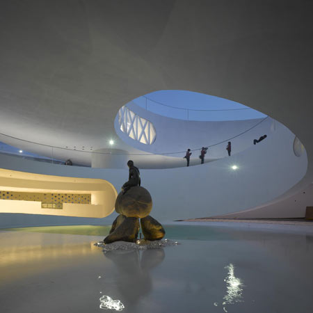 Danish Pavilion at Shanghai Expo 2010 photographed by Roland Halbe