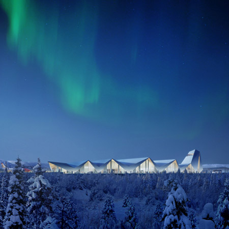 Arctic Circle Airport by Narud Stokke Wiig and Haptic