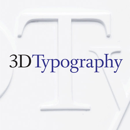 Competition: five copies of 3D Typography to be won