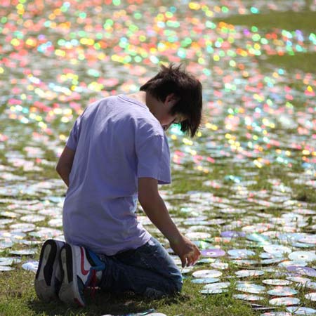 CD Sea by Bruce Munro 