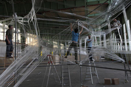 Tape Installation by For Use and Numen at DMY Berlin Tape Installation by For Use and Numen at DMY Berlin