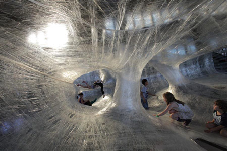 Tape Installation by For Use and Numen at DMY Berlin Tape Installation by For Use and Numen at DMY Berlin