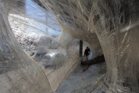 Tape Installation by For Use and Numen at DMY Berlin Tape Installation by For Use and Numen at DMY Berlin