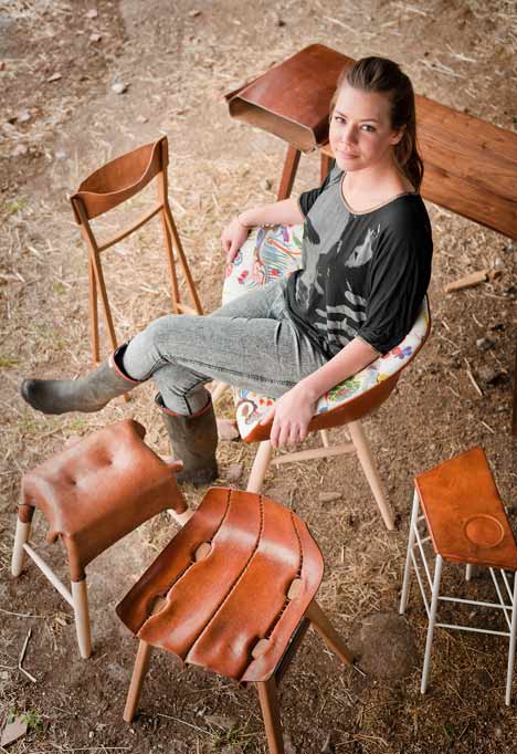 Leather furniture by Tortie Hoare Leather furniture by Tortie Hoare