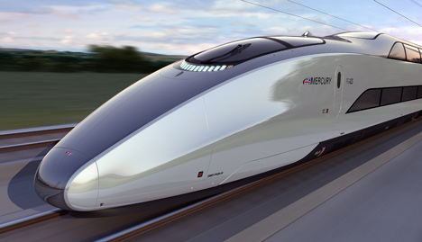 Mercury high speed train by Priestmangoode Mercury high speed train by Priestmangoode