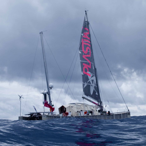 Plastiki Expedition boat by Exploration Architecture for Adventure Ecology
