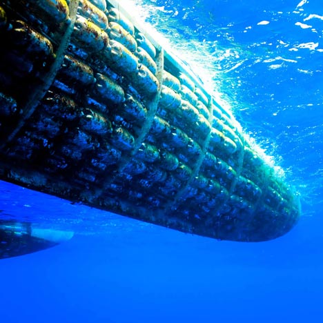 Plastiki Expedition boat by Exploration Architecture for Adventure Ecology 