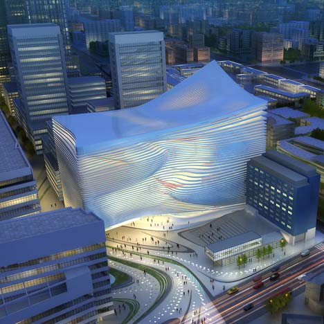 The New Dance and Music Centre in The Hague by Zaha Hadid Architects